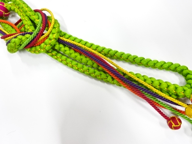 正絹　手組帯締め